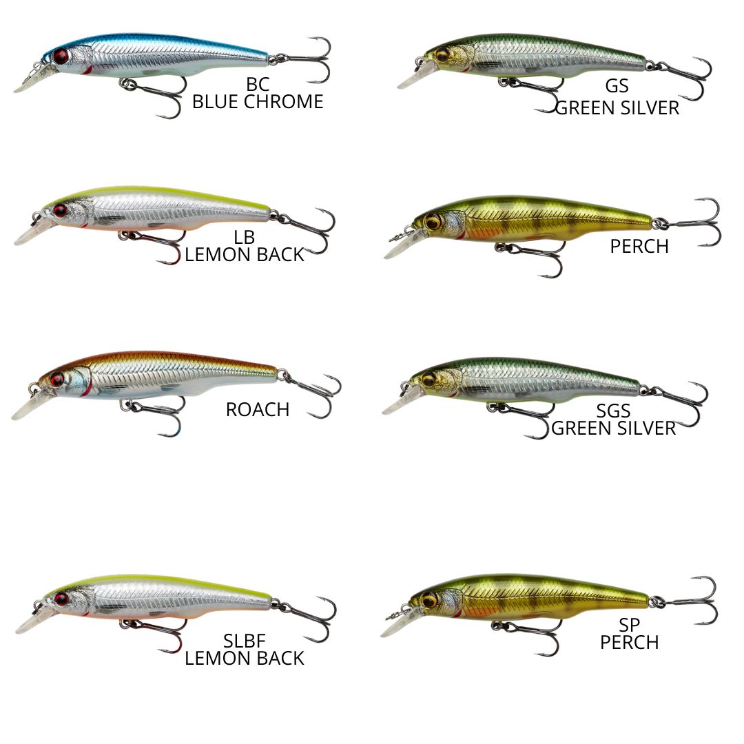 Leurre Savage Gear Gravity Twitch SR 8.3cm 10g - Suspending - Pour Brochet, Perche, Truite